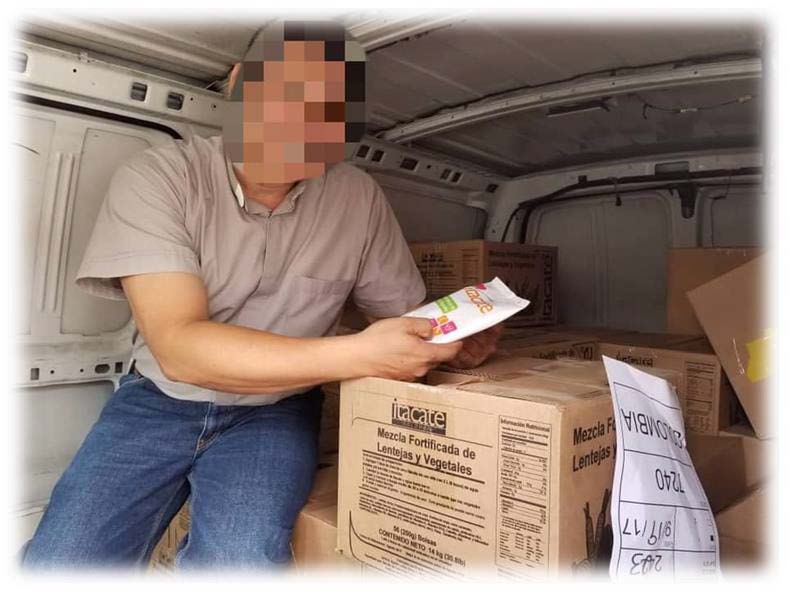 receiving food in venezuela