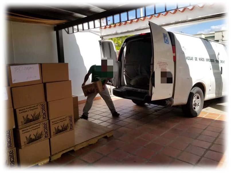 receiving food in venezuela